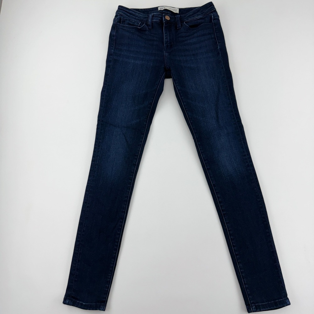 BKE Stella Mid-Rise Skinny Jeans Women 26x31.5 Slim Fit Indigo FBK316R